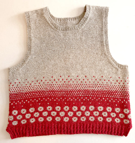 Foundling 235 Adult Vest Knitting Pattern