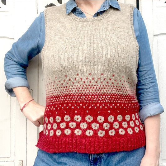 Foundling 235 Adult Vest Knitting Pattern